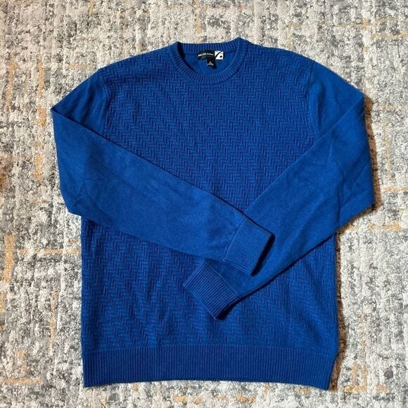 MEN’S SAKS FIFTH AVENUE 100% CASHMERE SWEATER! EUC! XL - Picture 1 of 7